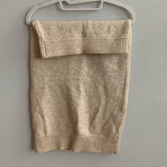 Midi high-waisted cozy skirt - Picture 1 of 3